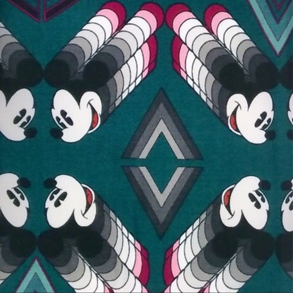 LuLaRoe Disney OS Leggings Mickey Mouse UNICORN - Picture 2 of 7